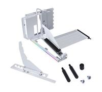 Lian Li ATX PC Case 4 Slots Vertical GPU Kit (VG4v4) - Premium Gen 5 Riser Cable PCI-E 5.0 x16-200mm, PCIe 3.0/4.0 Compatible, Adjustable Position - Fits Most PC Cases (VG4v4 White)