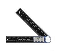 200mm Protractor With Digital LCD Display And 2-in-1 Angle Ruler Function, Suitable For Woodworking, Constructed Using Fiberglass And ABS Board(blue and black)