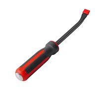 200mm Pry Bar, Lever Bar, Crowbar with Plastic Soft Grip and Metal Striking Heads, Tire Lever, Lever Tool Pry Bar, Heavy Duty Tire Iron Set for Cars, Motorcycles, Bicycles (8 Inch)