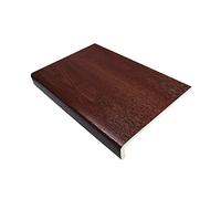 200mm Rosewood UPVC Window Board/Cill Cover 1.25m Long 9mm Thick Plastic Window Sill Capping