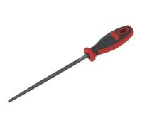 200mm Round Engineers File With Comfort Grip - Double Cut Coarse Tool For Precision Work