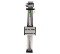 200mm Stroke Ball Screw Linear Guide Rail, CNC Sliding Table with 42 Stepper Motor, Aluminum Alloy Linear Motion Stage for Automation, High Precision Positioning Slide (Screw 1610 Effective Range