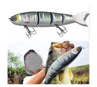 200mm Swimming Bait Jointed Floating Sinking Giant Bait 4 Section Lure For Big Bait For Fishings Enthusiasts(Color 06,200mm 62g Floating)