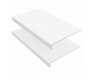 200mm x 1.75m uPVC Capping Board White - Fascia Trim Cover (2 Pack)