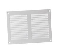 200mm x 150mm Metal Air Vent Grille White