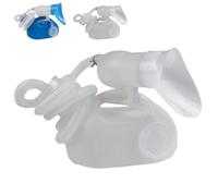 200oml Portable Urinal,Adjustable Tube,Spill Proof Pee Bottles with Sealed Lid and Funnel,Stay Comfortable Without Leaving The Bed Urinal Unisex for Practical Solution for Daily & Travel Use (White)