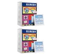 200pack Students Nonwoven Fabric Wipes Eyeglasses Cleaning Cloth Glasses Clean Lens Cloth Accessories Glasses Wipes Individually Wrapped