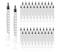 200Pack Syringes without Needle No Rubber Ring, HPLC Sampler Resistant to Organic Acids Bases Disposable Syringe(1ml)