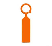 200PC Gardening Labels Made from Thickened Waterproof Plastic, for Organizing Your Plants Effectively (Orange)