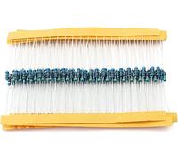 200pcs 1/4W 1Percent Metal Film Resistor 0.25W Ohms Resistance Resistor