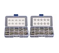 200pcs (100pc 5x20mm 100pcs 6x30mm) Fast-blow Glass Fuses Quick Blow Car Glass Tube Fuses Assorted Set Kit 0.5A 1A 2A 3A - 30A