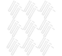 200pcs 10ml Lab Sample Tube with Screw Cap, Graduated round Bottom | Calibration Markings, Construction, for Chemical Samples, Pelleted Cells, Laboratory Research and Collection