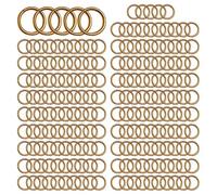 200Pcs 12mm Metal Open Jump Rings, Jewellery Connectors, Earring & Keychain Findings