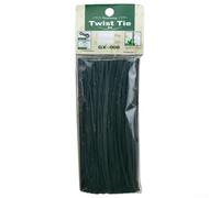 200pcs 15cm Plastic Coated Wire Coil Ties for Plant Support in Garden, Flexible and Green Twist Ties for Securing Stems, Bundling Cables, Organising Bags and Various Home or Outdoor Uses(dark green)