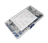 200PCS 15Kinds Electrolytic Capacitor Organization Storage 0.1-220uF Capacitors Assortment Box Kit Capacitance Meters