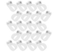 200pcs /2 Inch P Style Rope Light Installation Clips with Screws