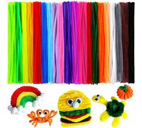200pcs 20colors, Pipe Cleaners, Chenille Stems, Pipe Cleaners for Crafts, Pipe Cleaner Crafts, Art and Craft Supplies