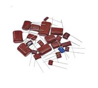 200pcs 25 values 630V 0.001uf~2.2uf CBB Metal Film Capacitors Assortment Mixed Box kit CZAOINCU