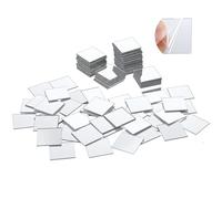 200PCS 25mm Small Square Mirror Tiles Self Adhesive Mini Acrylic Mirror Stickers Craft Mosaic Mirrors Pieces for Home Wall Table Decor Crafts DIY Projects