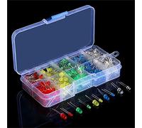 200pcs 3 mm 5mm Led Kit With Box Mixed Color Ultra Bright LED Lights Lamp Emitting Diodes DIY Kit Set White Yellow Red Blue Green