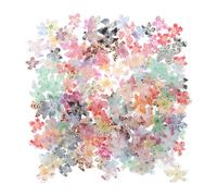 200pcs 3d Flower Nail Charms Colorful Resin Manicure Decoration Kit | Translucent Ice Crystal Look, Easy Adhesion, Daily Party Holiday Designs, Beginner Friendly Resin Accents Random Color