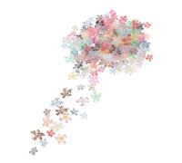200pcs 3d Resin Lily Floral Nail Charms for Summer Designs | Translucent Ice Crystal Look, Easy Adhesion, Daily Party Holiday Use, Elegant Chic Feminine Style Random Color