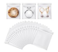 200pcs 4 Mil Mini Plastic Bags, 4×6cm Transparent Small Zip Lock Bags Resealable Clear Tiny Zipper Bags Pouches All Purpose Storage Baggies for Jewelry, Snack, Beads, Bolts, Pills, Coins