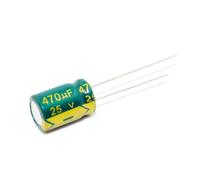200PCS 470UF 25V 25V470UF Aluminum Electrolytic Capacitor high-frequency 8X12MM PKNVKZIDK