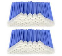 200pcs 5.11" Square Rectangle Foam Cleaning Swab Sticks for Solvent Format Inkjet Printer Roland Optical Equipment-Blue