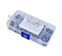 200Pcs 50V 100mA TO-92 Transistors 10 Value 3 Pin Transistor Assortment Kits For Circuit Board Projects For Electronics Projects & Repair