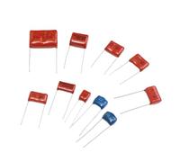200pcs 630V 0.001uf - 2.2uf Metal Film Capacitors Assortment Kit 25Values High Frequency Capacitor Set 0.1uf 0.22uf 0.33uf 1uf IDGTTLDF
