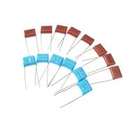 200PCS 630V Capacitor CBB 0.001uf - 2.2uf Metal Film Capacitors Assortment Kit 25Values High Frequency Capacitor Set MQXFCZUX