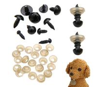 200pcs 6mm Black Safety Eyes with Plastic Washers Safety Eyes for Crochet Craft Safety Eyes for DIY Christmas Decorations Crochet Stuffed Animals Crafting, Eyes, Black Safety Eyes, 6mm Safety Eyes