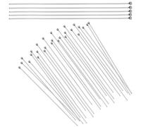 200pcs 7cm Stainless Steel Ball Head Pins for Jewelry Making, Long Silver Jewelry Pins, Eye Pin, Ball Head Pin for Jewelrys Making for Earring Pendant Bracelet Necklace Jewelrys DIY Craft