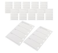200pcs A7 6-hole Planner Refills for 6 Ring Binder Weekly Inserts