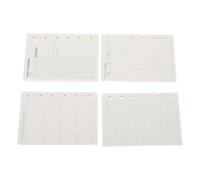 200pcs A7 Planner Refills 6 Ring Binder Inserts Undated Daily Weekly