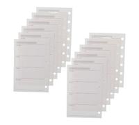 200pcs A7 Weekly Planner Pages 120gsm 6 Hole Punched Refills