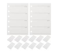 200pcs A7 Weekly Planner Refill Sheets 6 Hole Punched 120gsm Paper