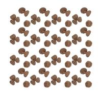 200pcs Acorn Caps Rustic Real Coffee- Craft Pieces