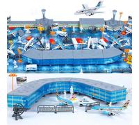 200pcs Airport Sand Table Model Toy Set for Children's Pretend Play And Brain Development