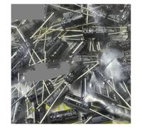 200PCS Aluminum Electrolytic Capacitors 10V 16V 25V 35V 50V 63V 100V 250V 400V 450V 100UF CZAOINCU(63V100UF 10X12.5)