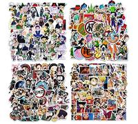 200pcs Anime Stickers Mixed Pack for Kids Teens Boys,Vinyl Waterproof Stickers for Skateboard Water Bottles Laptop Bike Motorcycle Hard Hat Car Bumper Bedroom Wall Decoration