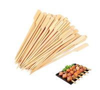 200pcs Bamboo Skewers, Pack of BBQ Sticks, Eco-Friendly for Kebabs, Fruit and Cake Decorating (9cm)