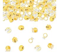 200Pcs Bee Confetti for Tables, She Found Her Honey Bridal Shower Decorations Bumble Bee Diamond Ring Table Deor for Women Honey Bee Bride to Bee Bridal Shower Engagement Wedding Bachelorette Party