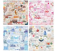 200Pcs Bible Stickers Bible Verse Stickers Jesus Sticker with Cute Graffiti Designs Christian Scripture Aesthetic Sticker Pack for Scrapbooking Art Crafts Waterproof Sticker Prayer Journal (B)