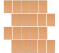 200pcs Blank Kraft Paper Postcards for Smooth Writing Message Cards