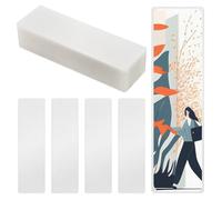 200pcs Bookmark Laminating Pouches, 2.36x8.5 Inch Hot Laminating Pouches 5 Mils Thermal Laminating Pockets Clear Bookmark Sleeves Compatible with Most Book Bag Laminators