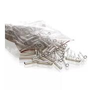 200pcs Borosilicate Glass Fermentation Test Tubes - 6x30mm for Microbiology & Coliform Water Testing