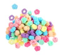 200pcs Candy Colour Small Dogs Hair Ties, Mini Elastic Hair Tie Scrunchies, for Cats,Yorkshire Maltese Dogs, Pets Grooming, No Damage Hairs