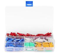 200pcs Car Torpedo Box, 5A 8A 10A 16A 25A Torpedo type Multi-Color Car Assortment Kit with plastic box, for Old European Cars